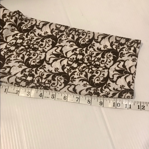 Kim Rogers Brown / White Print Cardigan Open front jacket Women’s size XL - Picture 5 of 8